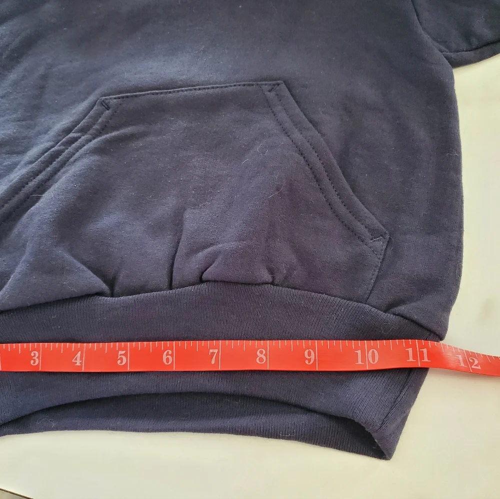 2 Hanes Youth Pullover Hoodie  Navy size XS